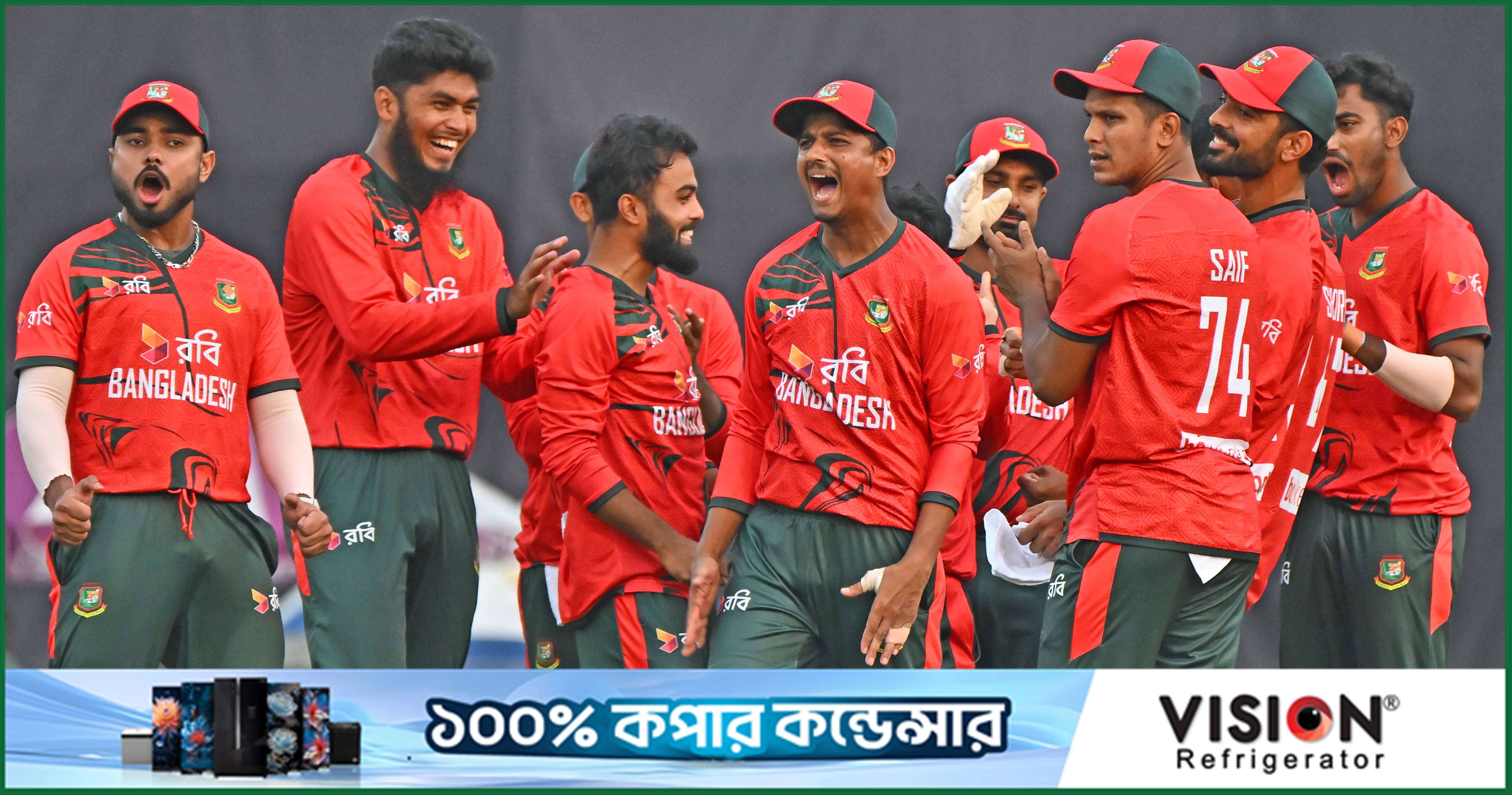 আইসিসি র‍্যাঙ্কিংয়ে হৃদয়-মেহেদী-শরিফুলদের অগ্রগতি